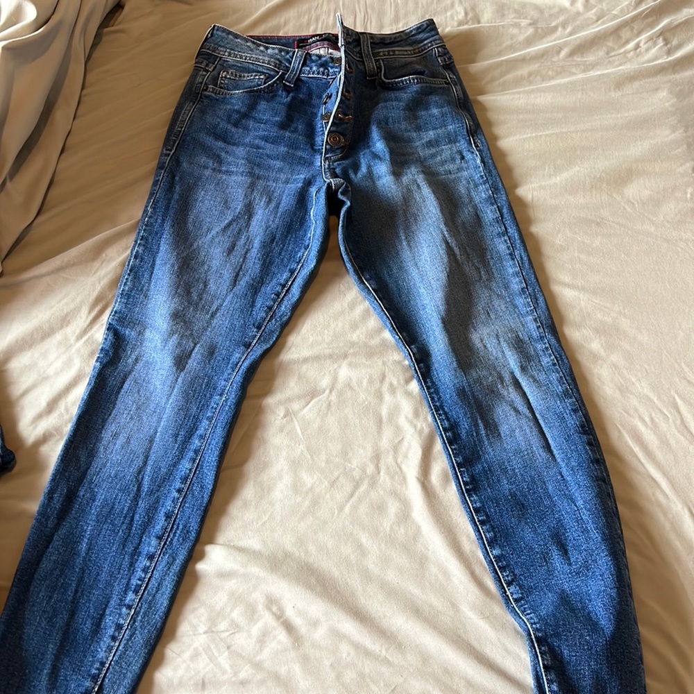 Fran Denim high waisted skinny leg jeans